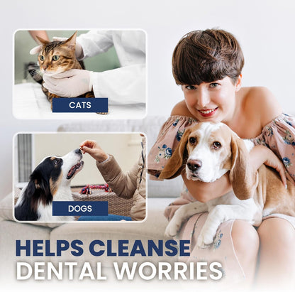 Rad Health Dental Kit - Dog Toothbrush and Toothpaste Kit for Daily Oral Care, Dual Brushes for