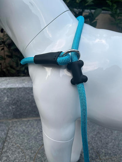 Slip Lead Dog Leash，Strong Nylon Rope Leash and Padded Handle,No Pull Outdoor Walking Training Lead