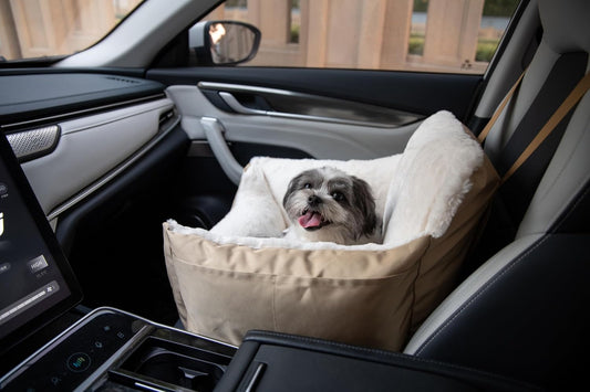 Best Pet Supplies Dog Pet Booster Seat, Dog Car Seats for Small Dogs & Medium Dogs, Soft Plush