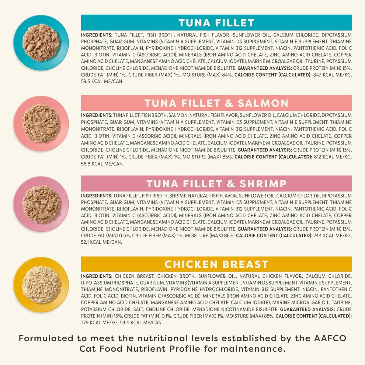 Applaws Vitality Wet Cat Food in Broth, Natural Canned Cat Food, Wet Food for Cats with Added