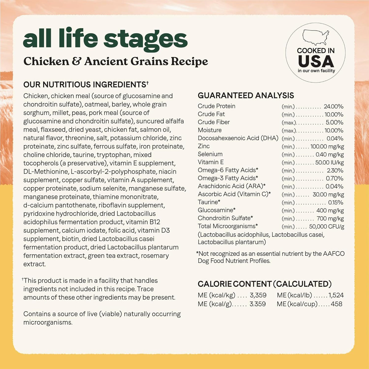 Canidae All Life Stages Real Chicken & Ancient Grains Recipe – High Protein Premium Dry Dog Food