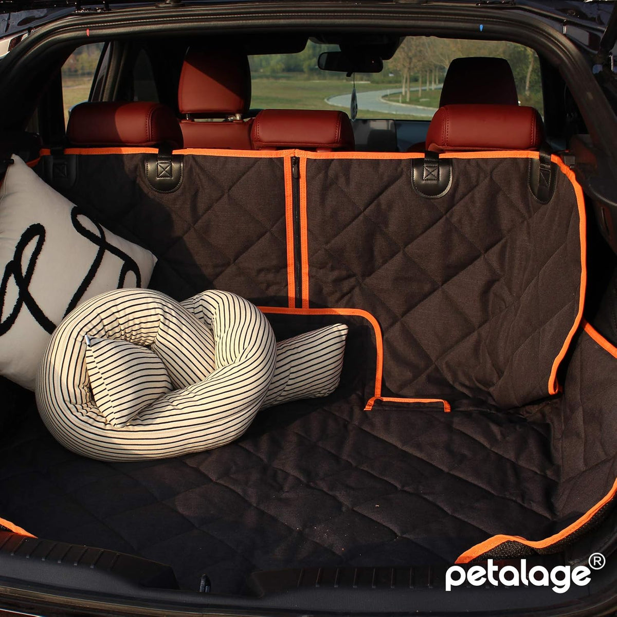 Car Seat Protector, 600D Heavy Duty Car Seat Cover for Dogs, Waterproof Dog Car Seat Cover for Back