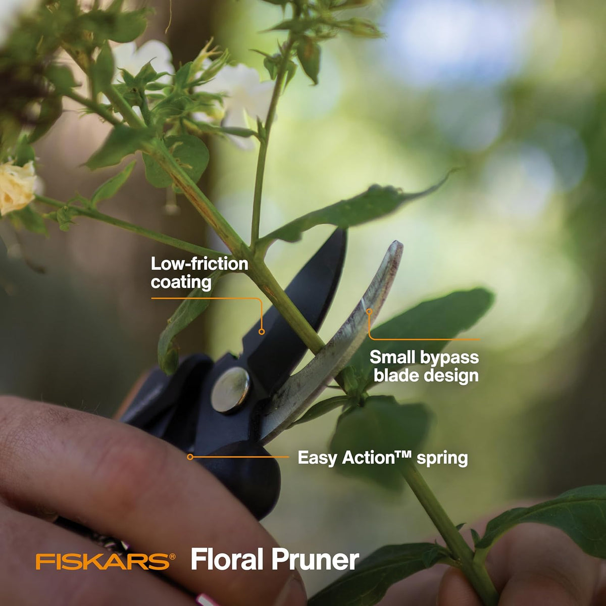 Fiskars Floral Pruning Shears - Plant Cutting Scissors/Garden Clippers For Deadheading and Working