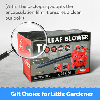 Toy Choi's Kids Leaf Blower - Toy Leaf Blower That Really Works with Tool Set, Pretend Play Series