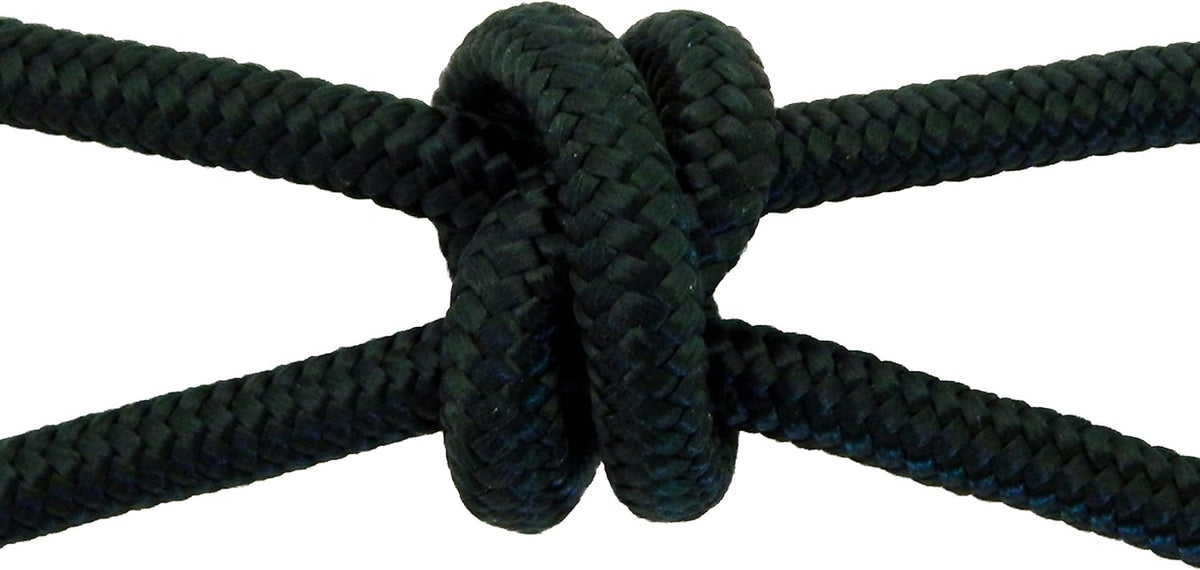 Horse Rope Training Halter - 4 Knot 1/4" Stiff Halter Cord - Used by Famous Trainers Multiple Sizes