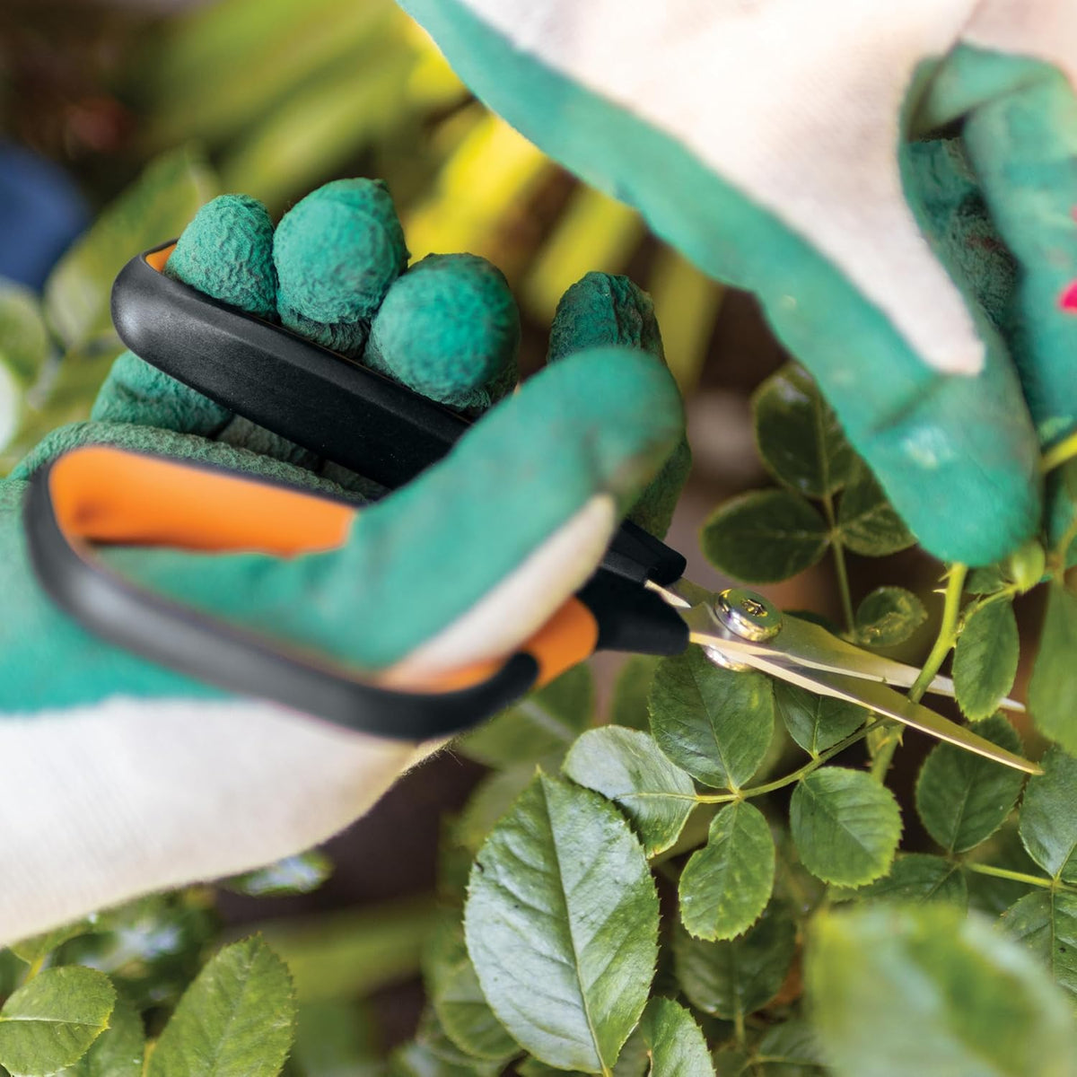 Fiskars Comfort Loop Micro-Tip Pruning Snips - 7" Garden Shears with Sheath and Extra Large