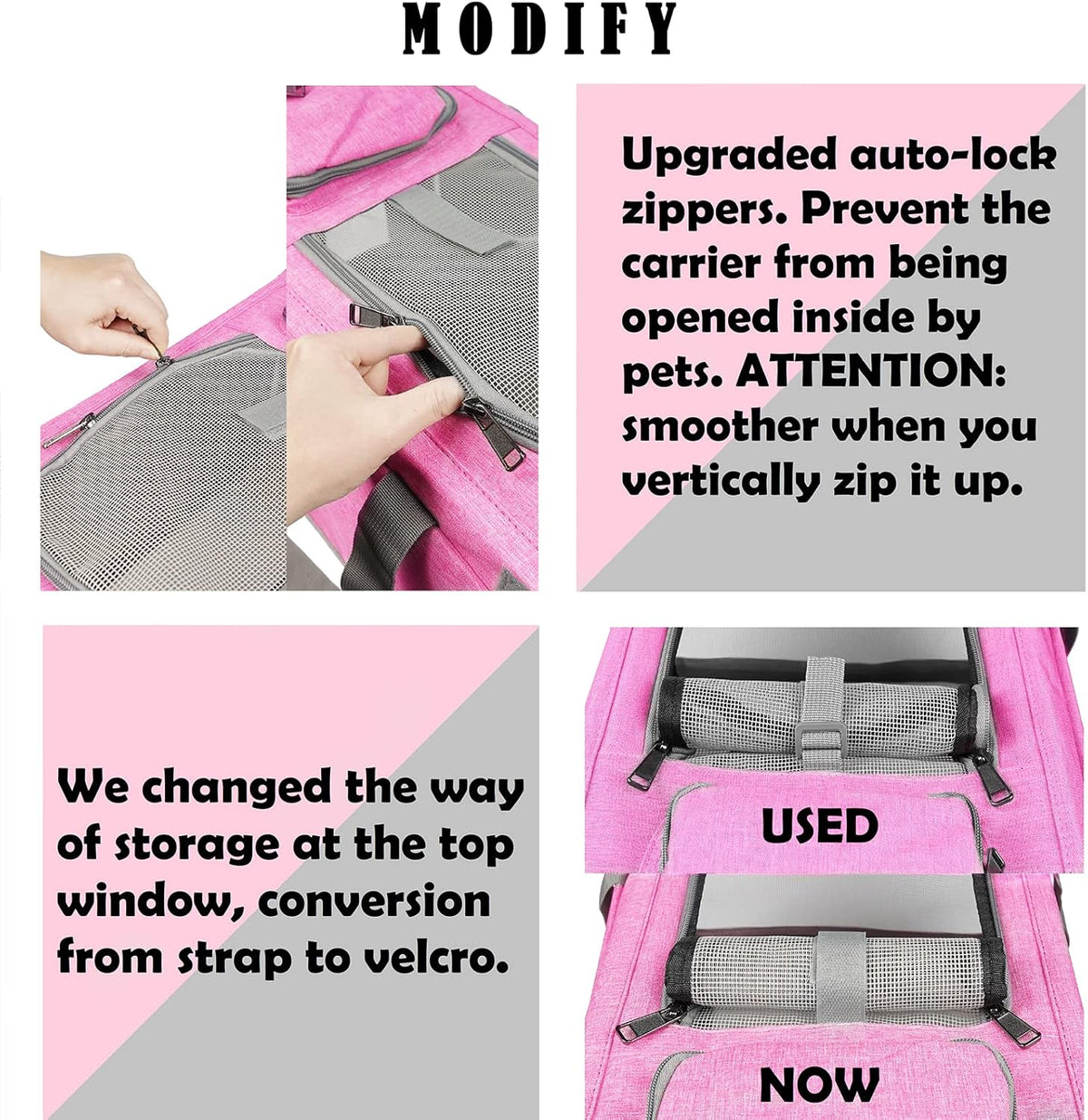 Pet Carrier for Large and Medium Cats, Soft-Sided Pet Carrier for Big Medium Cats and Puppy Dog
