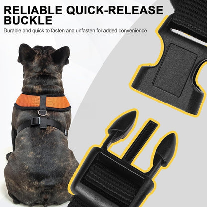 BINGPET No Pull Dog Harness, Soft Mesh Breathable All Weather Vest, Safety Protection Design