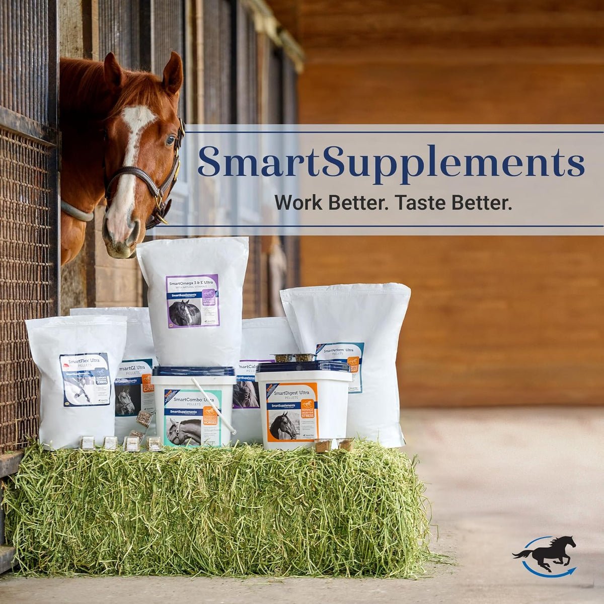 SmartCombo Senior Pellets | Joint, Hoof, Skin, and Coat Supplement For Senior Horses | Contains