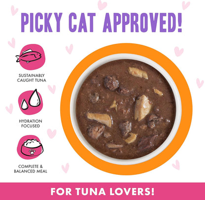 Weruva B.F.F. OMG - Best Feline Friend Oh My Gravy!, Tuna & Salmon Start Me Up with Tuna & Salmon