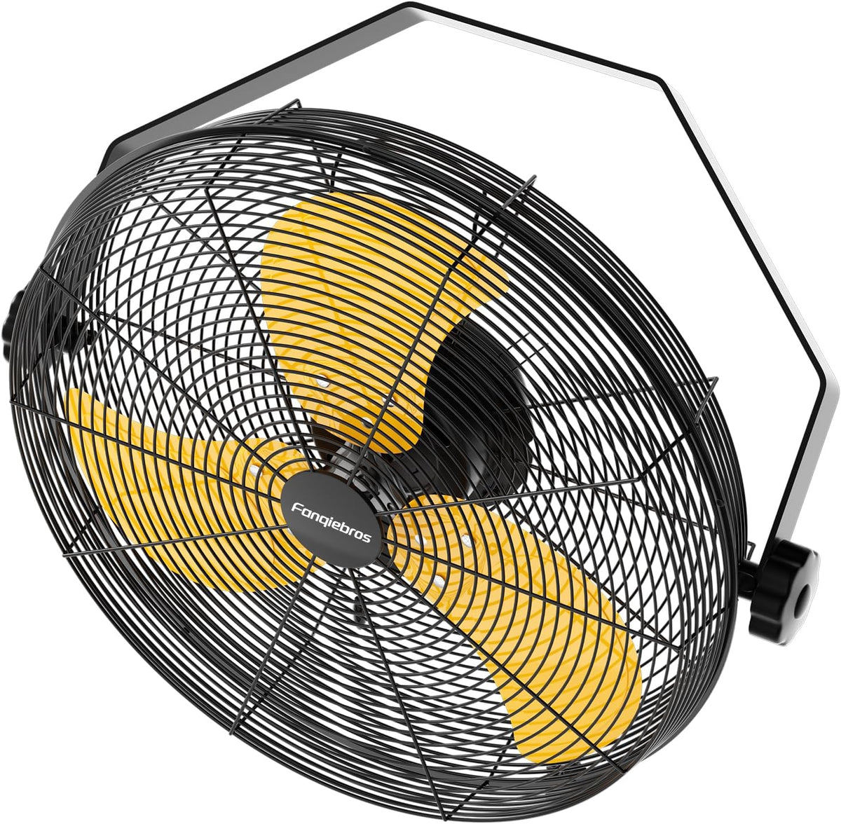 2600 CFM 14 inch Outdoor High Velocity Wall Mounted Fan, 3-Speed Metal Fans with IP44 Enclosure