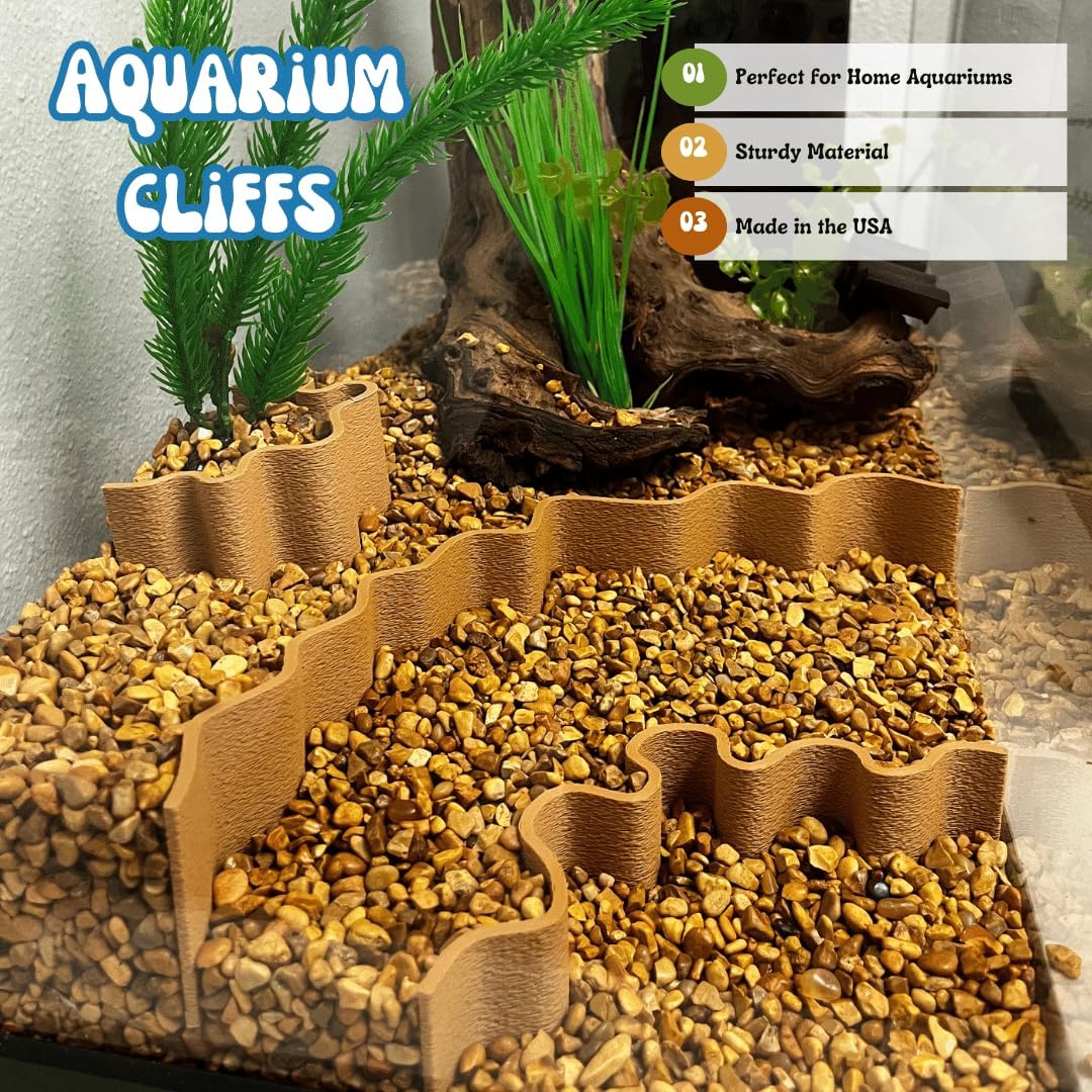REEFSHAPE Aquarium or Terrarium Substrate Cliffs Combo Pack | Separate Substrate Layers in