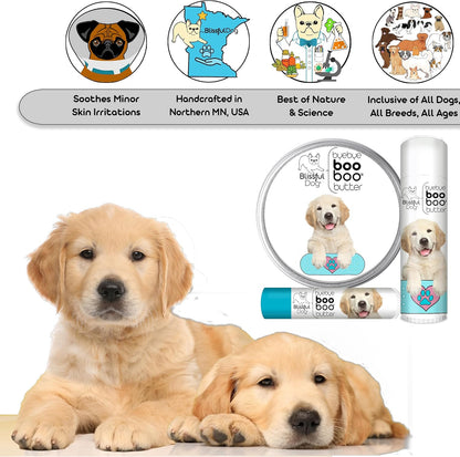 The Blissful Dog 8 oz TIN Golden Retriever Booboo Butter