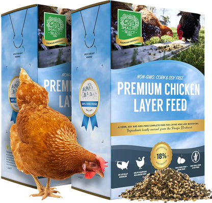 Small Pet Select Chicken Layer Feed Pellets, Food for Chickens and Laying Hens, Poultry and