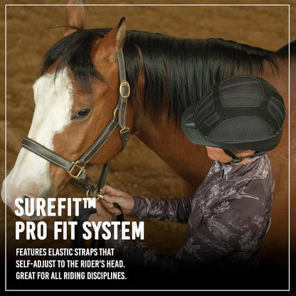 Troxel Sierra Rugged Horse Riding Helmet, Low-Profile, Self-Adjustable Design, Safety Horseback