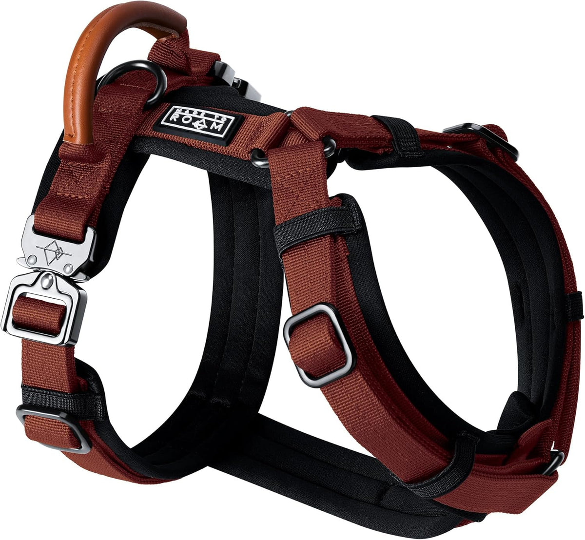 MADE TO ROAM Premium Explorer Harness - Y-Shaped Dog Harness with Adjustable Durable Nylon, Soft