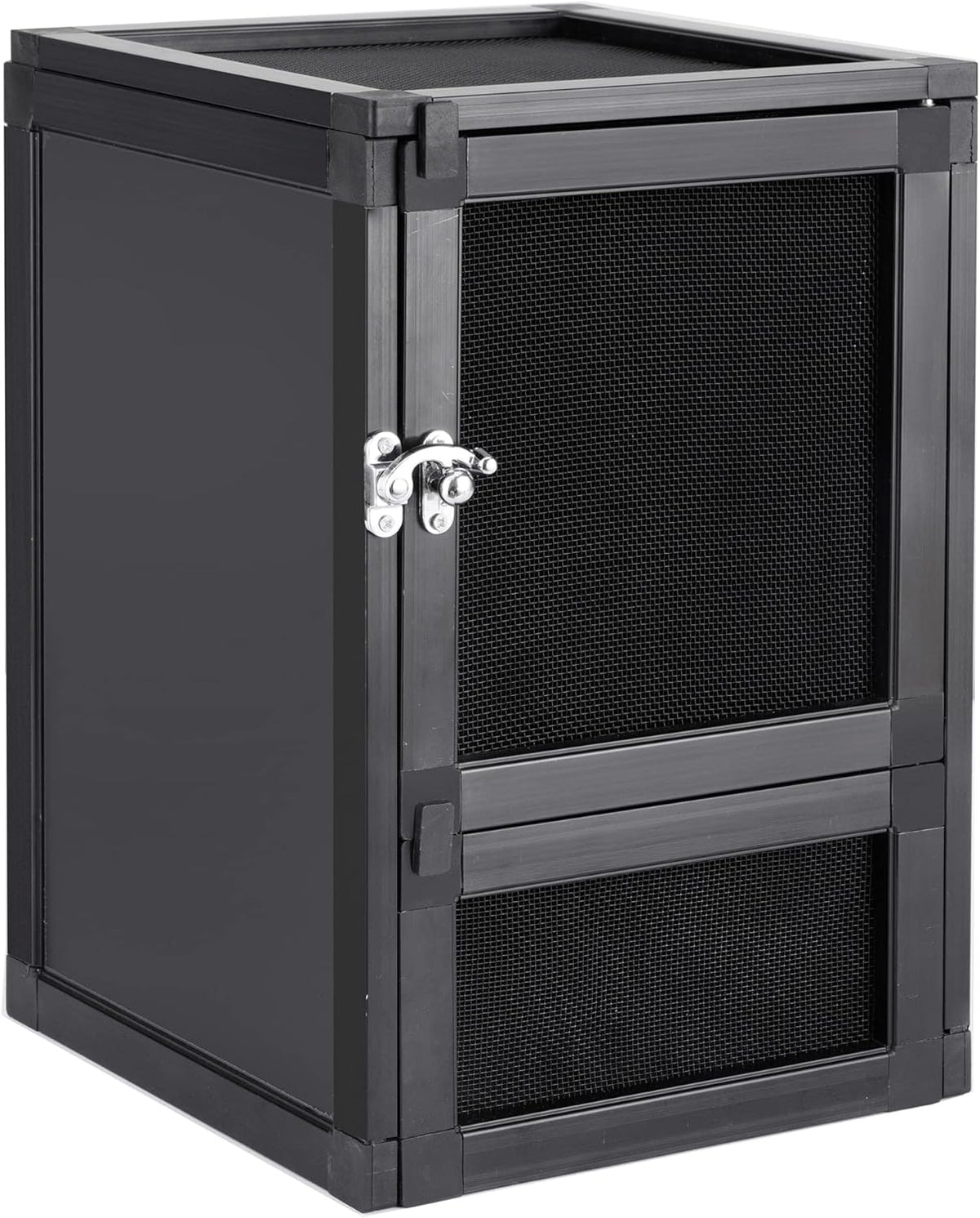 8" x 8" x 12" Reptile Terrarium 5-Pack, Small Hatching Cage with Screen & Acrylic Doors, Ventilated