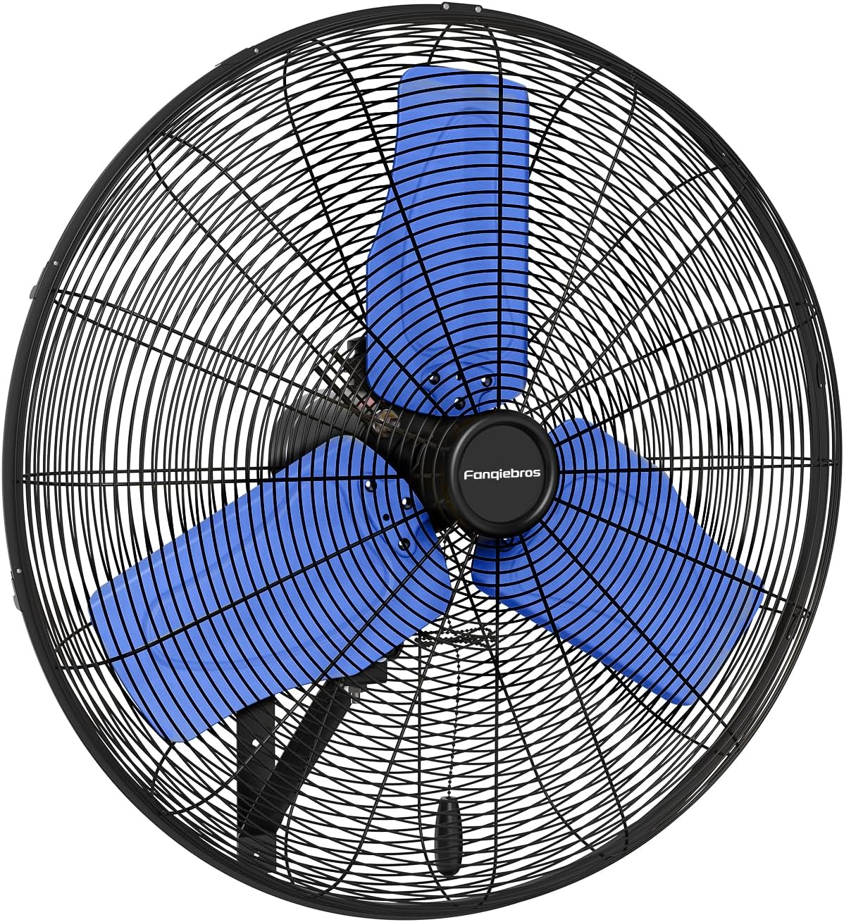 Pro 9500 CFM 24" Outdoor IP44 Waterproof Wall Mount Fan, 3-Speed Oscillating Metal Fans with
