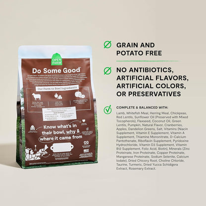 Open Farm, Grain Free Dry Cat Food, High-Protein Kibble for a Complete & Balanced Diet, Non-GMO