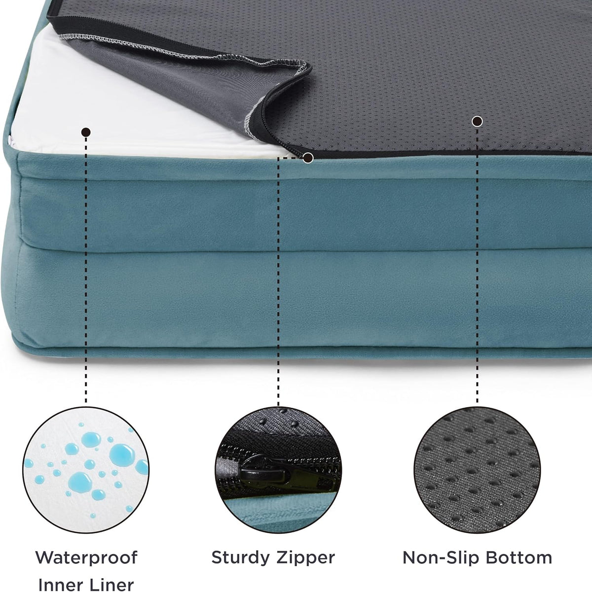 Bedsure XL Orthopedic Dog Bed for Extra Large Dogs - Washable XLarge Dog Cat Bed Waterproof