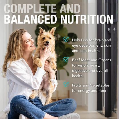 K9 Natural Wet Dog Food Pate, Hoki & Beef Feast, 13 Oz Cans (Pack of 12), Grain Free, Made in New
