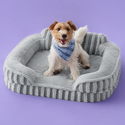 LE SURE Cute Dog Bed Medium Size Dog, Orthopedic Waterproof Medium Pet Beds with Sides, Non-Slip