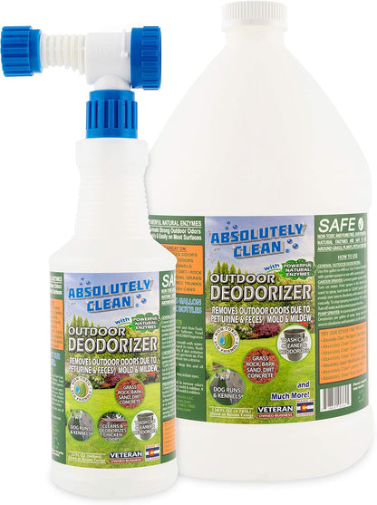 Amazing Outdoor Deodorizer odor eliminator Natural Enzyme Just Spray & Walk Away Grass, AstroTurf
