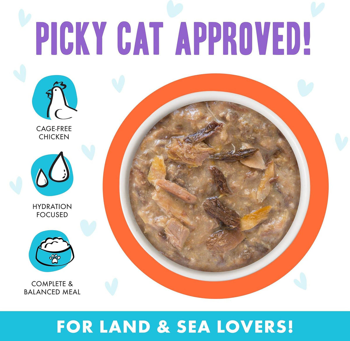 Weruva B.F.F. OMG - Best Feline Friend Oh My Gravy! Grain-Free Wet Cat Food Cans, Crazy 4 U!