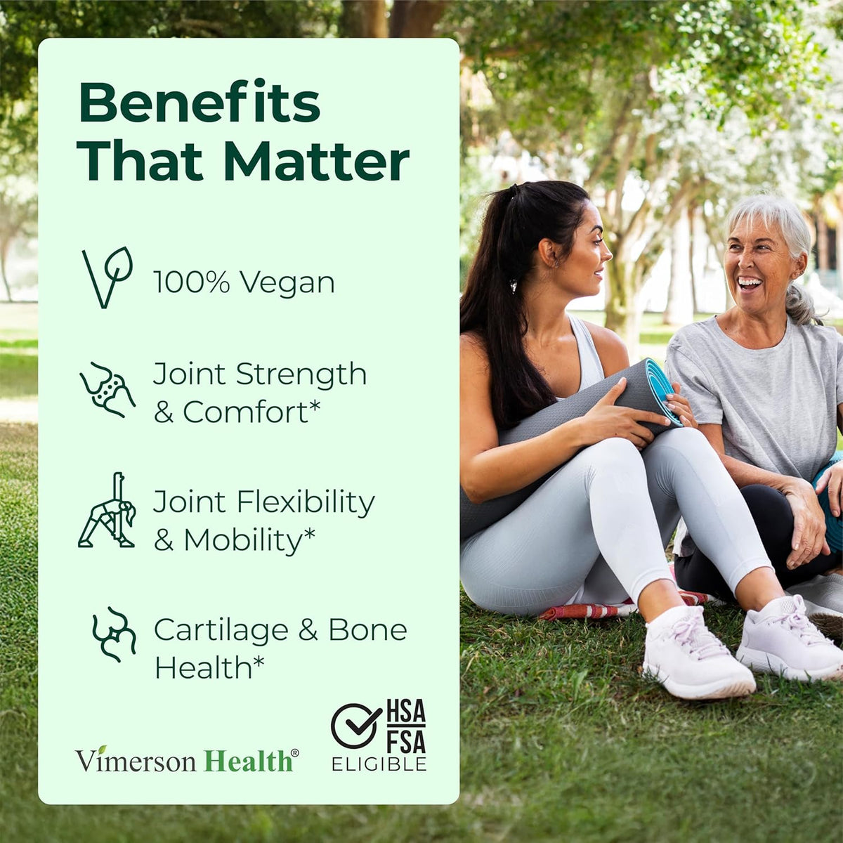 Glucosamine Chondroitin MSM – Joint Support Supplement for Women and Men with Glucosamine Sulfate
