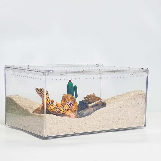 PC Reptile Terrarium, Hermit Crab Tank, Jumping Spider Enclosure, Tarantula Enclosure, Suitable for