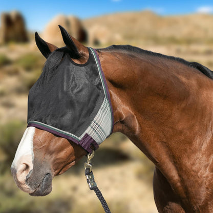 Kensington 90% UV Fly Mask CatchMask UViator - Without Ears & Forelock Freedom Web Trim Size: L-Avg