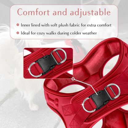 Comfort fit Step-in Dog & Puppy Harness - Comfortable All Weather Dog Vest Harness: Adjustable