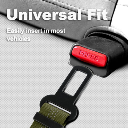 Plutus Pet Dog Seat Belt for Car, Adjustable Dog Car Harness with Carabiner Clip, Reflective Safety