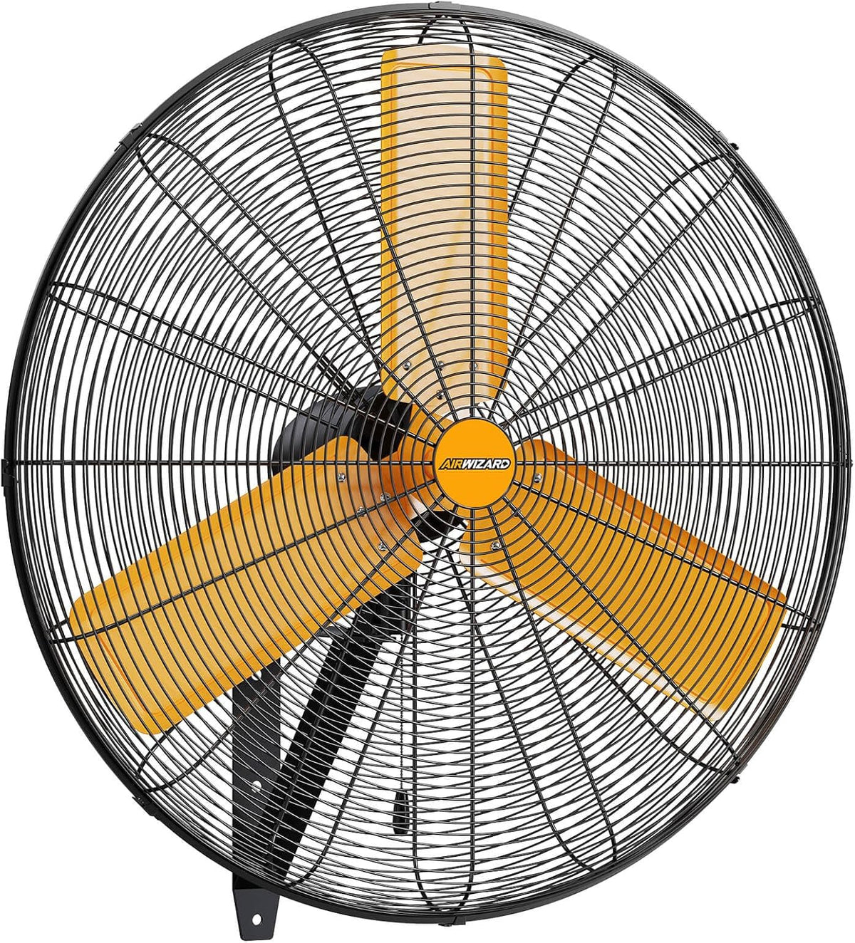 24 inch Oscillating High Velocity Wall Mount Fan, 7600 CFM Industrial Heavy Duty Metal Wall Fan, 3