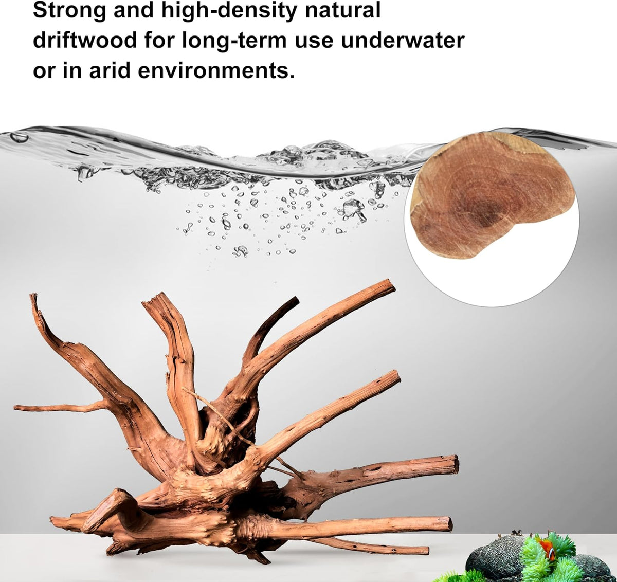 majoywoo Natural Driftwood for Aquarium Decor Fish Tank Decorations, Assorted Spider Wood Branch