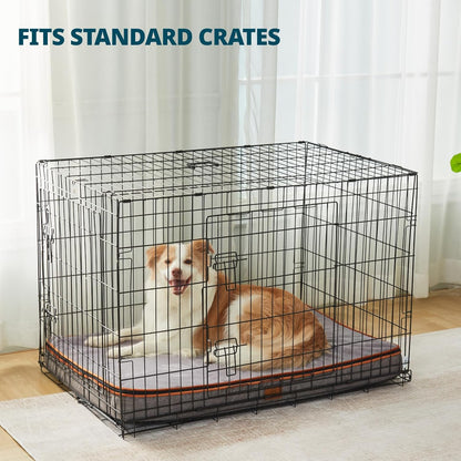 Memory Foam XL Dog Bed - 4” Thick Orthopedic Beds for Extra Large Dogs - Waterproof Dog Bed with