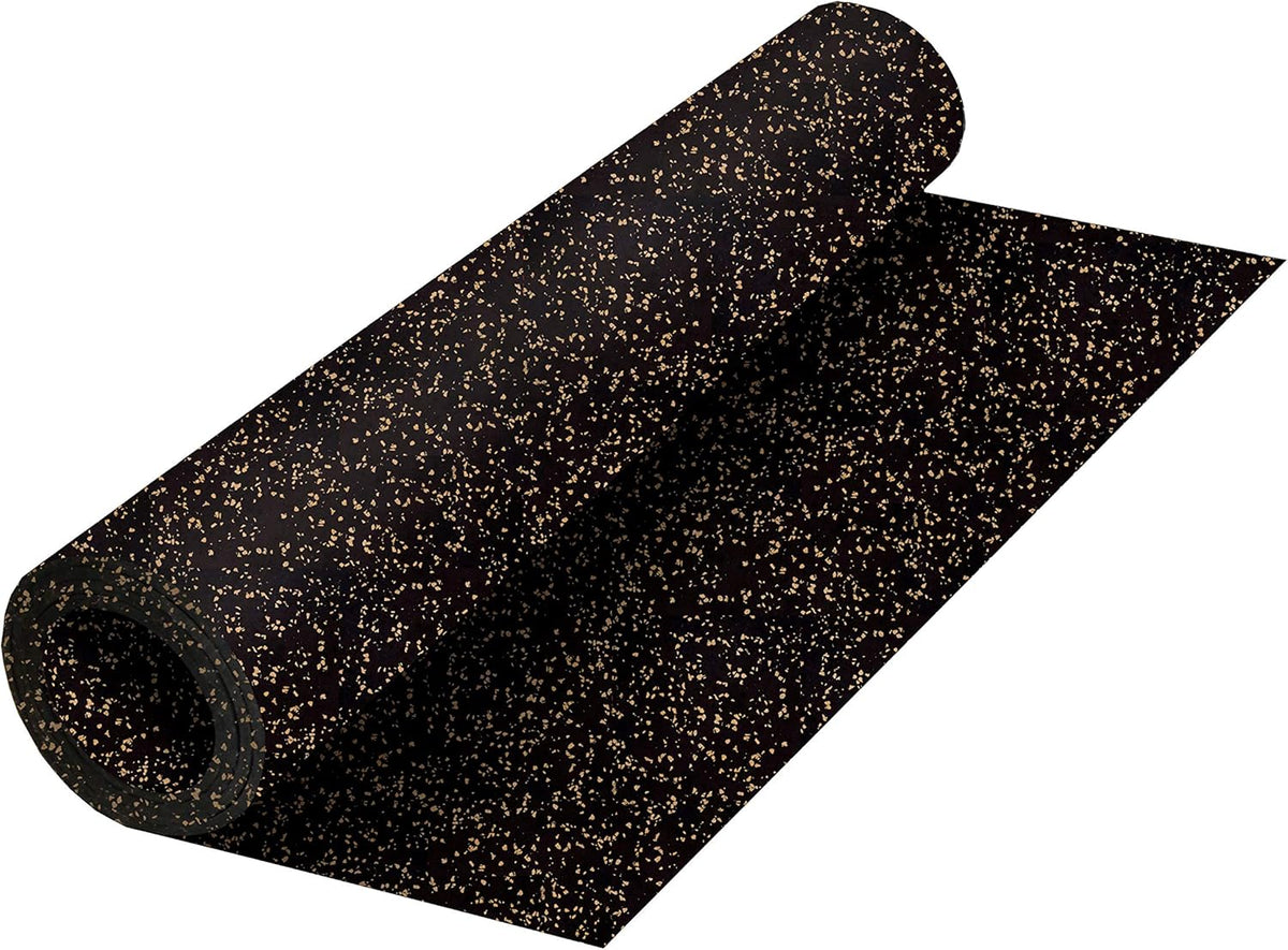 Playsafer Genaflex Rubber Gym Floor Mat, Heavy Duty Commercial Protective Gym Flooring Roll - 8mm