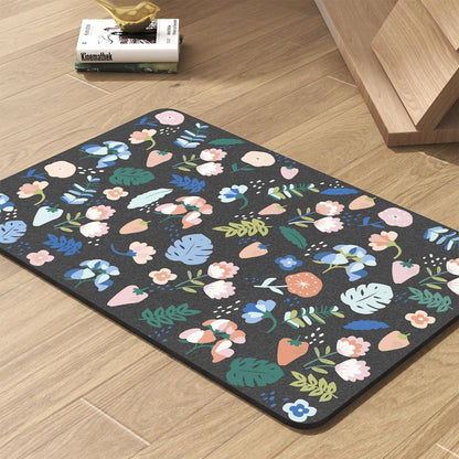 Pet Feeding Mat-Absorbent Dog Mat for Food and Water Bowl-No Stains Quick Dry Water Dispenser