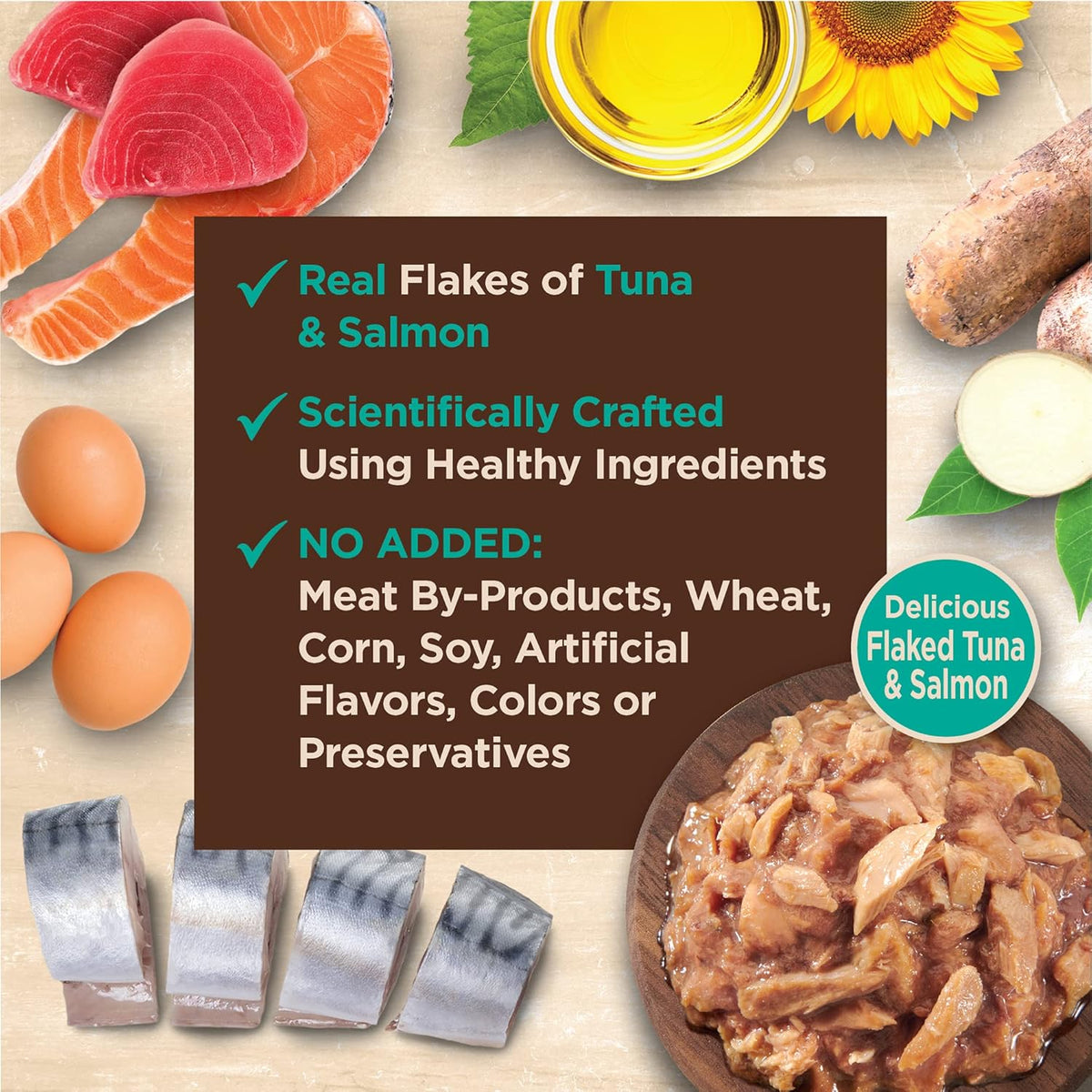 Wellness CORE Tiny Tasters Flaked Adult Wet Cat Food, Natural, Protein-Rich, Grain Free, 1.75-Ounce