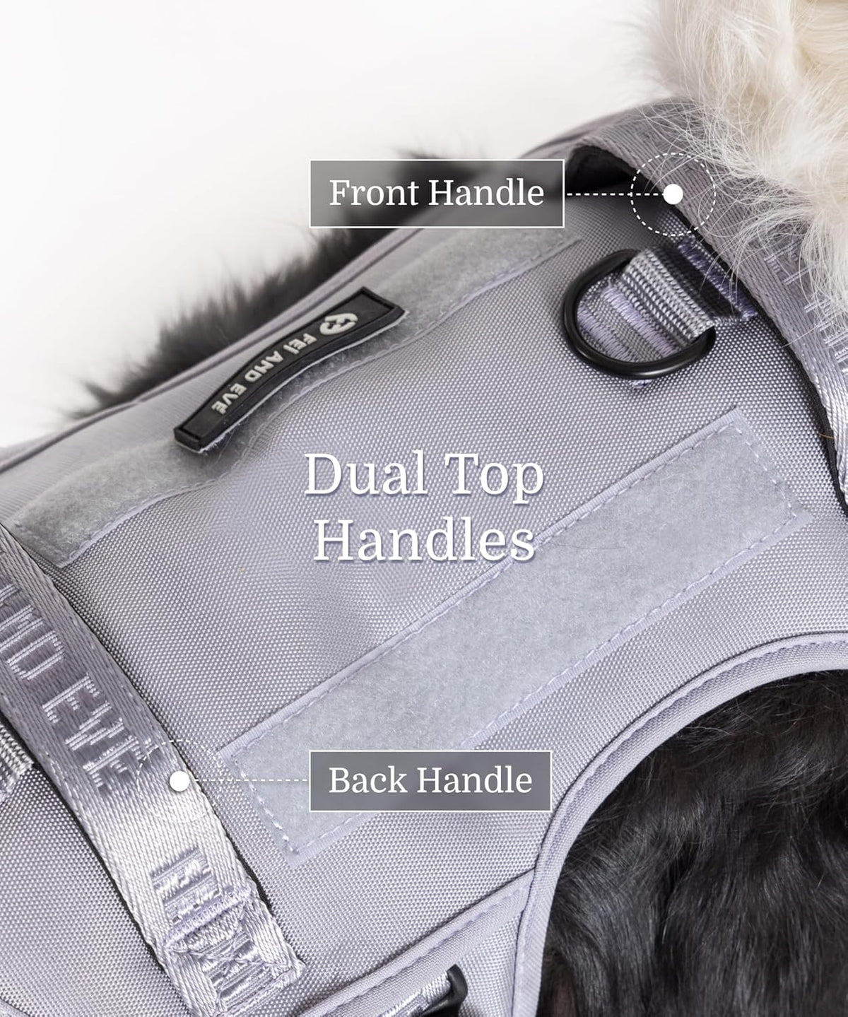 2025 New Edition, Fei & Eve MagEase Dog Harness - 3-Second Magnetic Buckles | 3-Point No-Pull