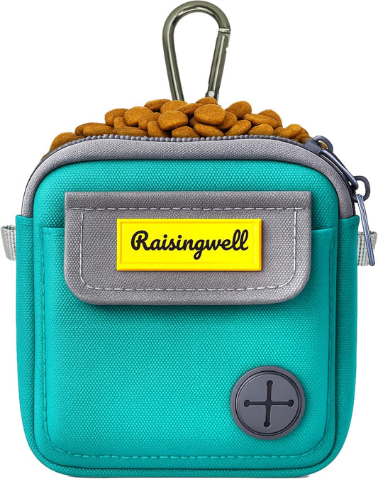 Dog Treat Pouch for Pet Walking and Training with Clicker Poop Bags and Three Bags Design Small