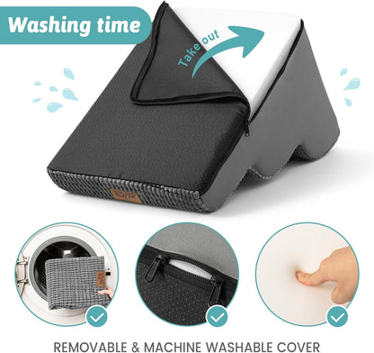 Dog Stairs for Small Dogs 19.7" H, Curved Dog Step for Puppy, Older or Cat, Medium Pet Ramp for