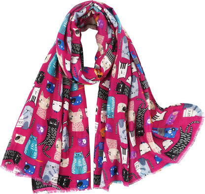 E-Clover Fashion Scarf for Women Lightweight Scarves Shawl Wrap for Spring/Summer Winter