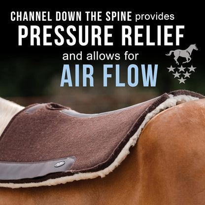 Professional's Choice 100% Steam-Pressed Wool Felt Saddle pad