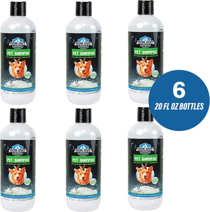 NOK OUT Premium Grade Pet Shampoo for Dogs and Cats, Veterinary Strength and Odor Eliminator