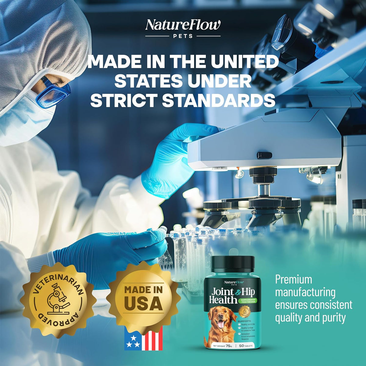 Joint Supplement for Dogs, Power of Nature Made in USA, Unique Formula: Green-Lipped Mussel