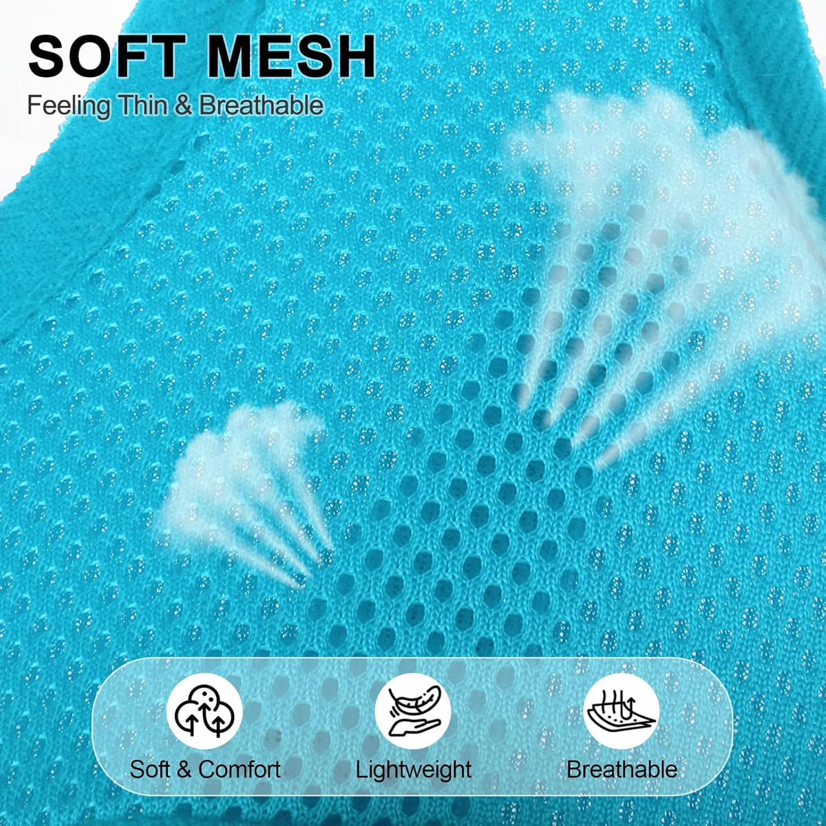 BINGPET No Pull Dog Harness,Soft Mesh Breathable All Weather Vest Harness,Safety Protection Design
