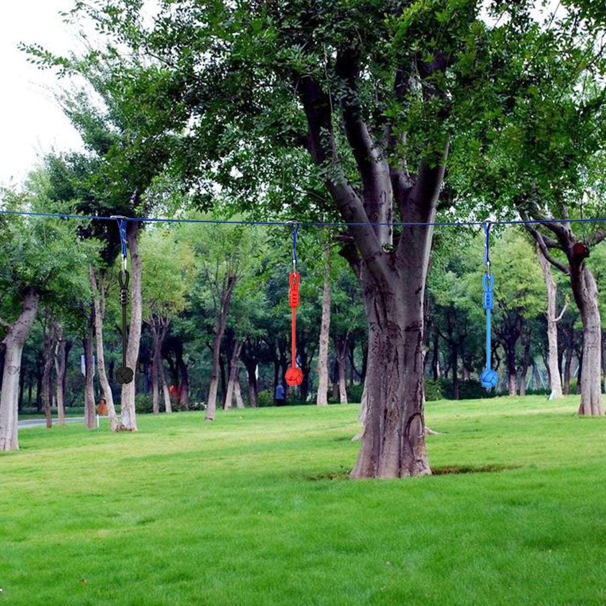 Rainbow Craft 3-Pack Ninja Fist Holds for Warrior Obstacle Course - Slackline & Monkey Bar