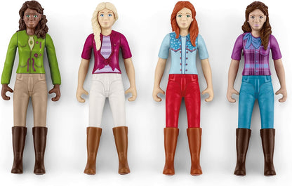 Schleich Horse Club - Complete 40PC Horse Club Rider Playset - Hannah, Sofia, Lisa and Sarah