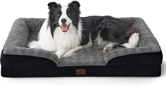 Bedsure Orthopedic Dog Beds Large Sized Dog - Washable Large Dog Cat Bed Waterproof, Comfort Dogs
